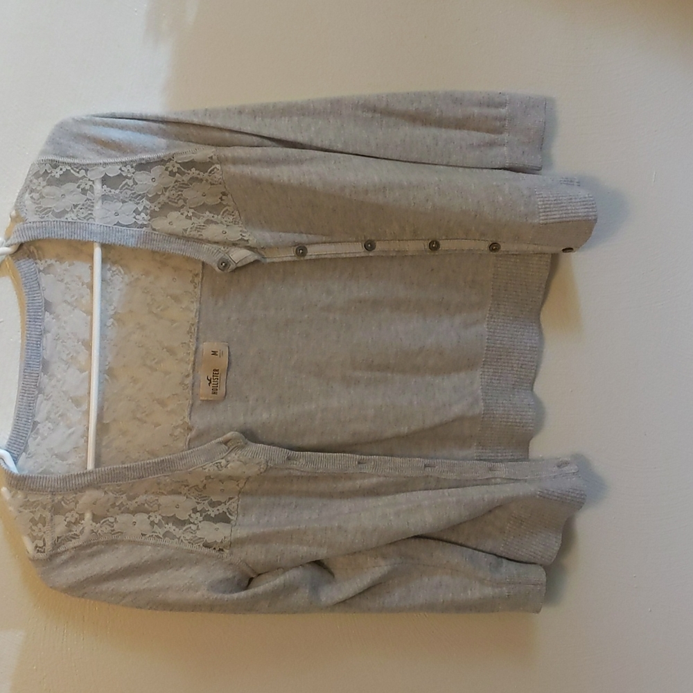 Floral Grey Cardigan
